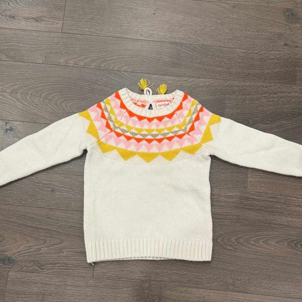 Cat & Jack Multicolor Knit Sweater